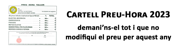 Cartell Preu-Hora 2023